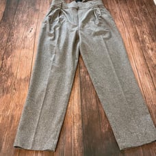 Massimo Dutti High-Waisted Trousers Size 10 NWT Anthropologie