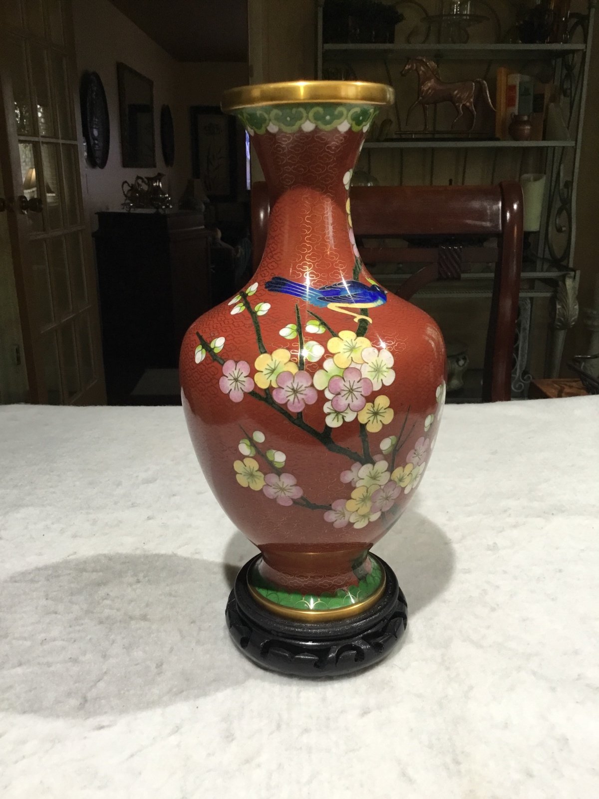 Cloisonné vase