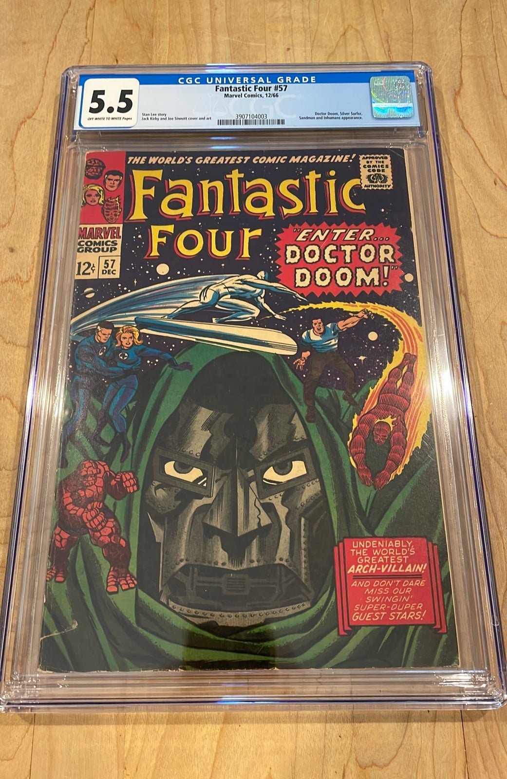 Fantastic Four 57 CGC Key Doctor Doom Marvel MCU comic classic cover Disney