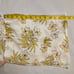 Fire Nights Cream Floral Long Kimono Top Cover Up Size M/L Gauzy Slightly Sheer