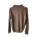Saks 5th Avenue Merino Wool V-Neck Pullover Argyle Sweater In Brown Beige