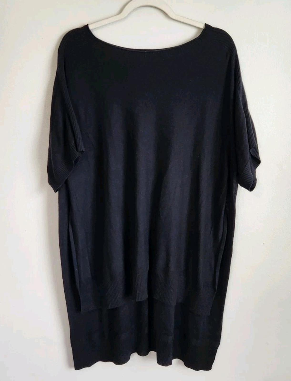 Lululemon Be At Ease Poncho Sweater One Size Black Sweater Lulu