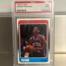1988 Fleer #43 Dennis Rodman PSA MINT 9