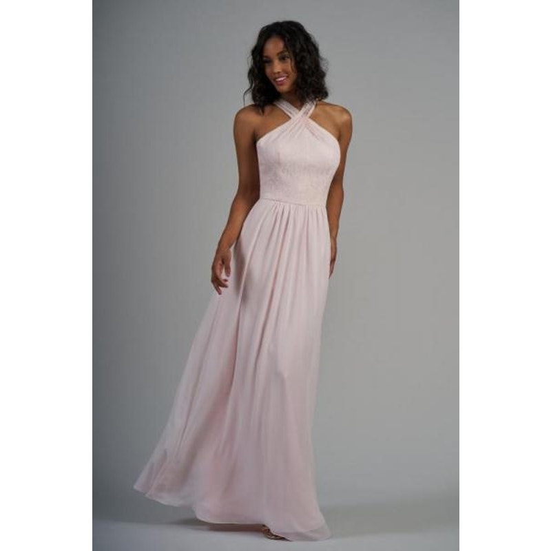 B2 by JASMINE Gown Special Occasion Bridesmaid Prom Criss-Cross Neck B213016