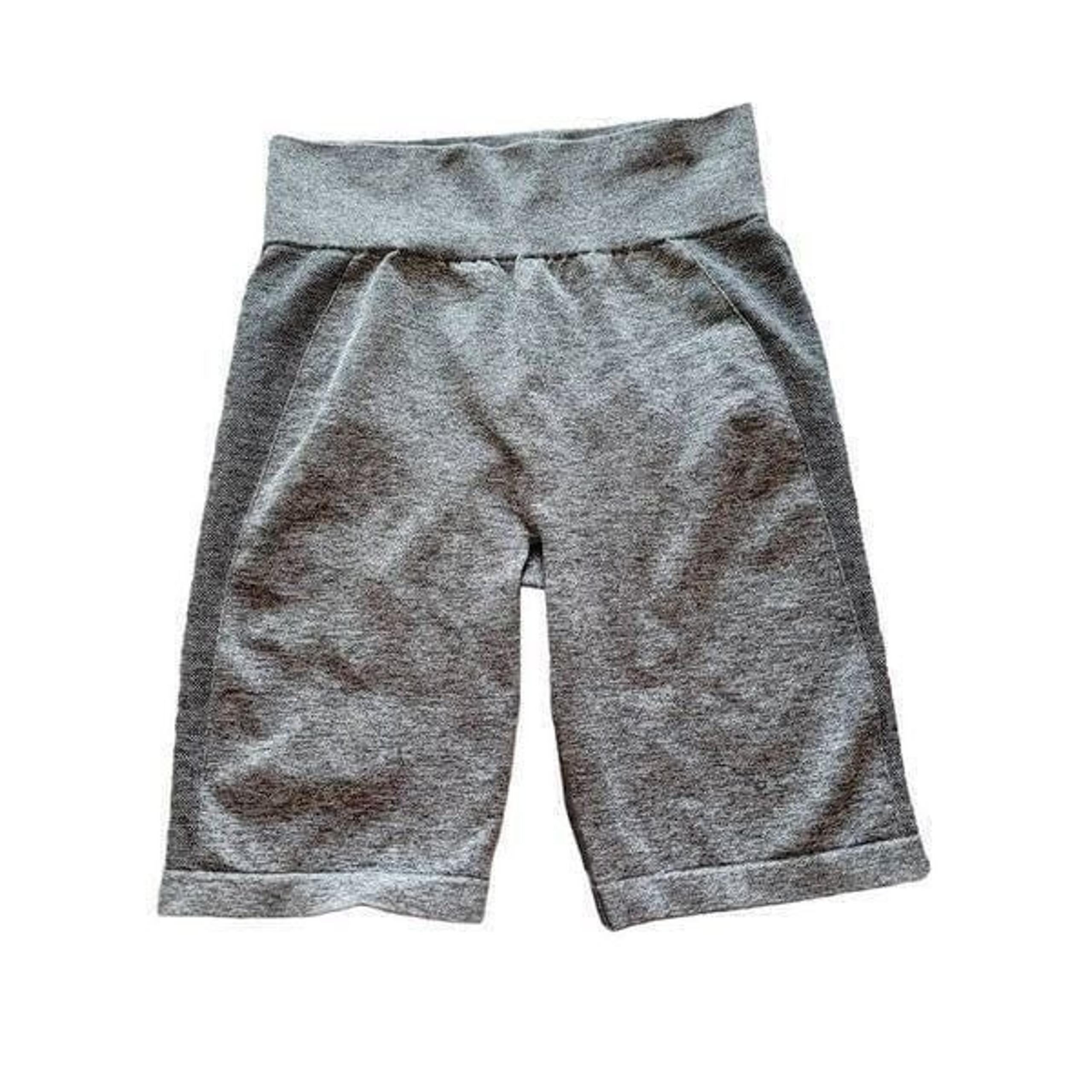 GYMSHARK womens Sz M gray blue high-waisted vital bike shorts