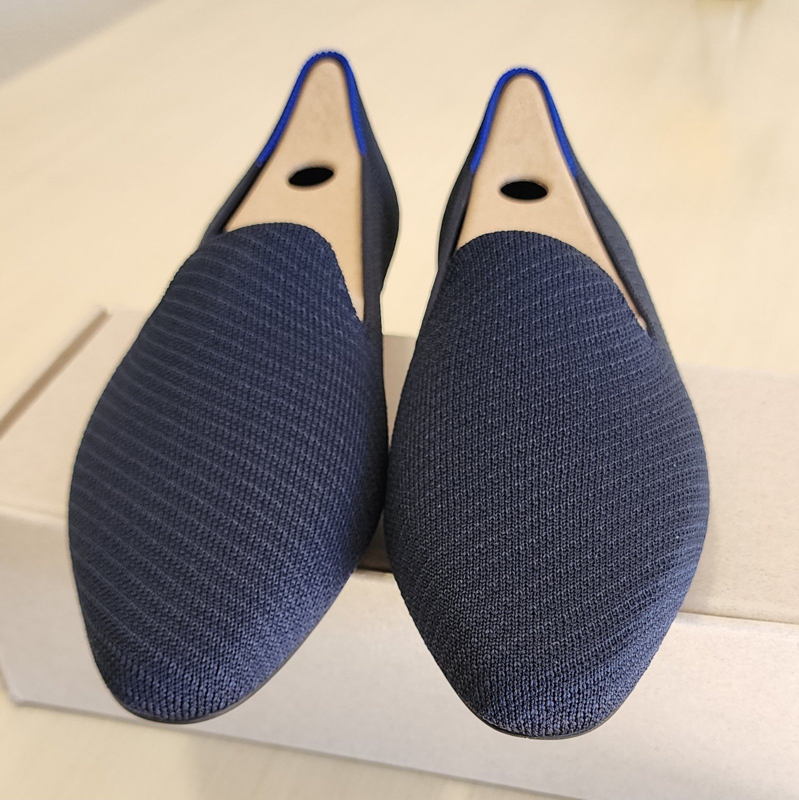 Rothy's The Almond Loafer in Navy Twill | Size 10.5