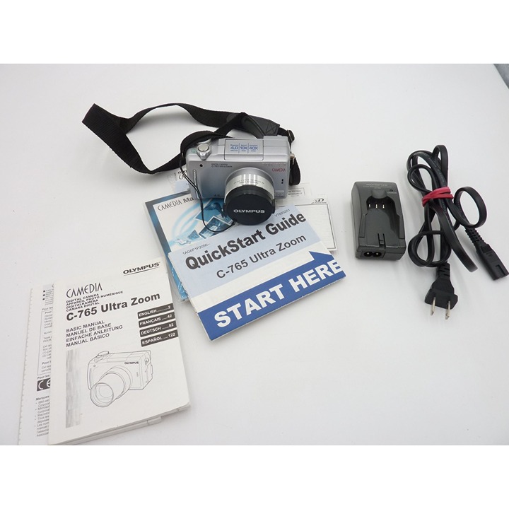 Olympus Camedia C-765 Silver Ultra Zoom Digital Camera No Battery/SD Card works