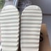 yeezy slide onyx White fashion slippers. US 11