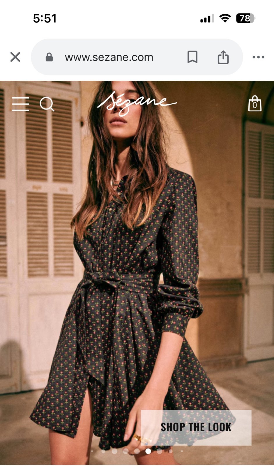 Sezane Sol dress