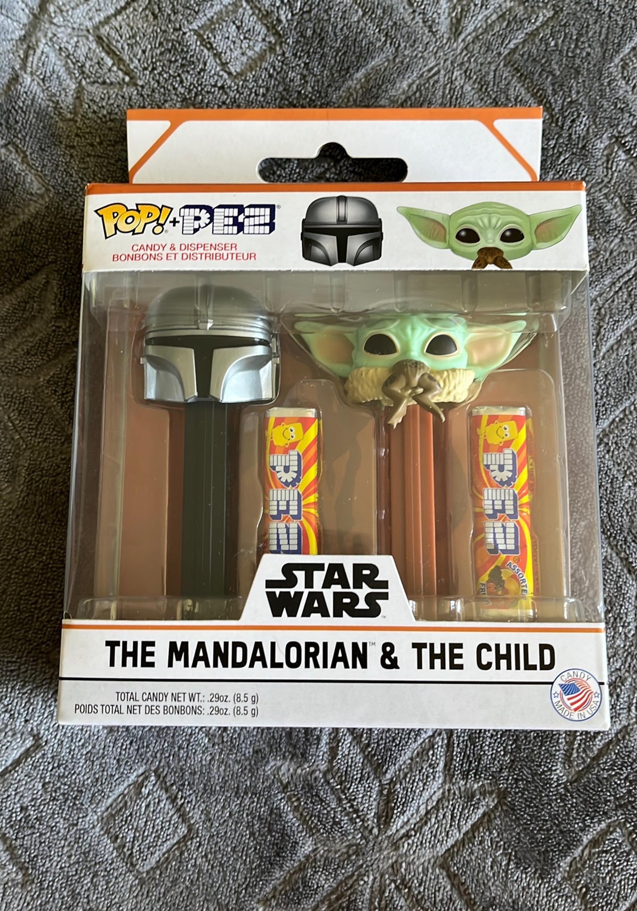 STAR WARS THE MANDALORIAN FUNKO POP PEZ 2-PACK | MANDALORIAN AND CHILD