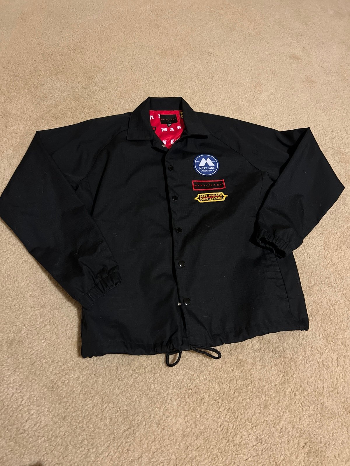 Winter Park Mary Jane Coach Jacket No Pain No Jane size XS