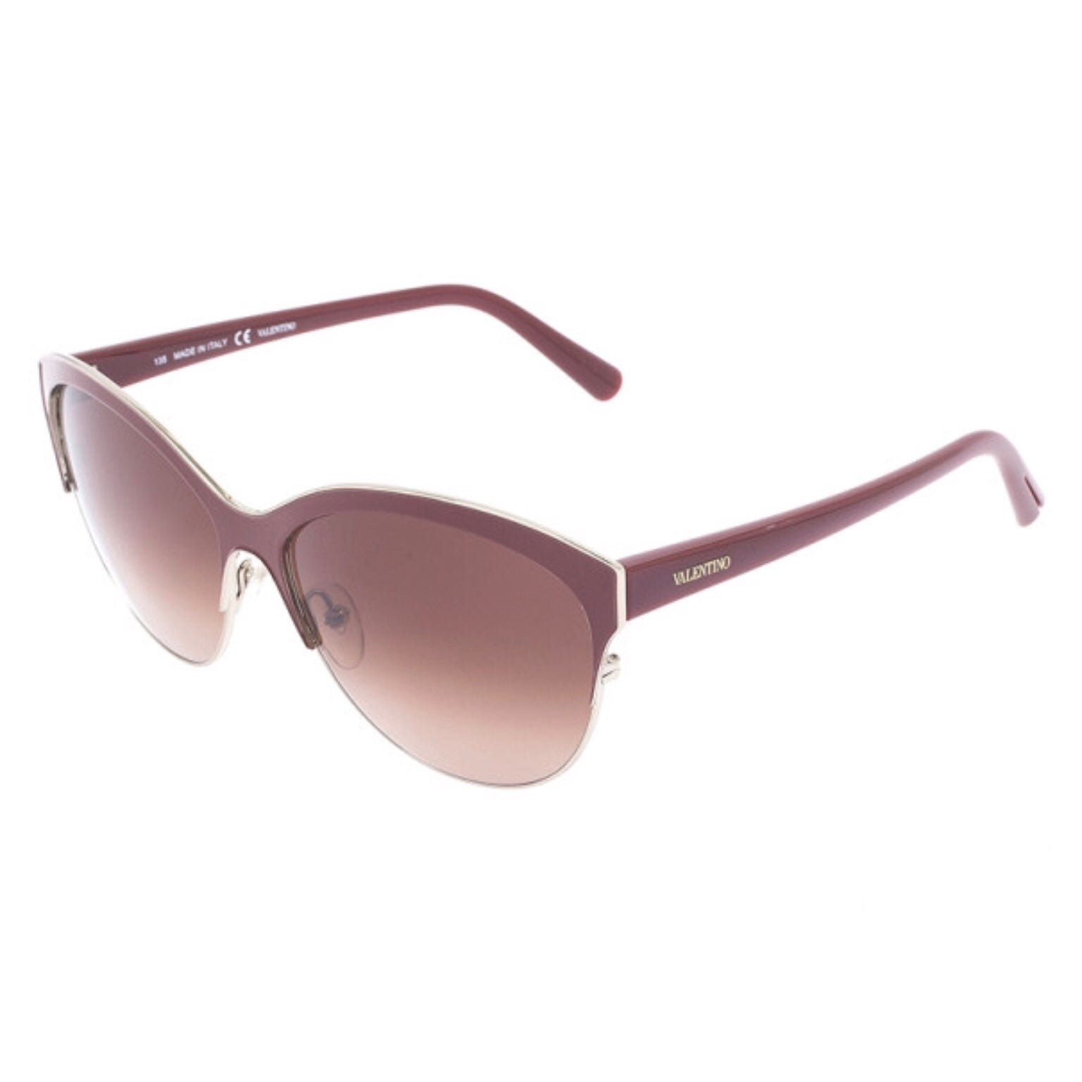 Valentino V104S women’s burgundy cat eye sunglasses