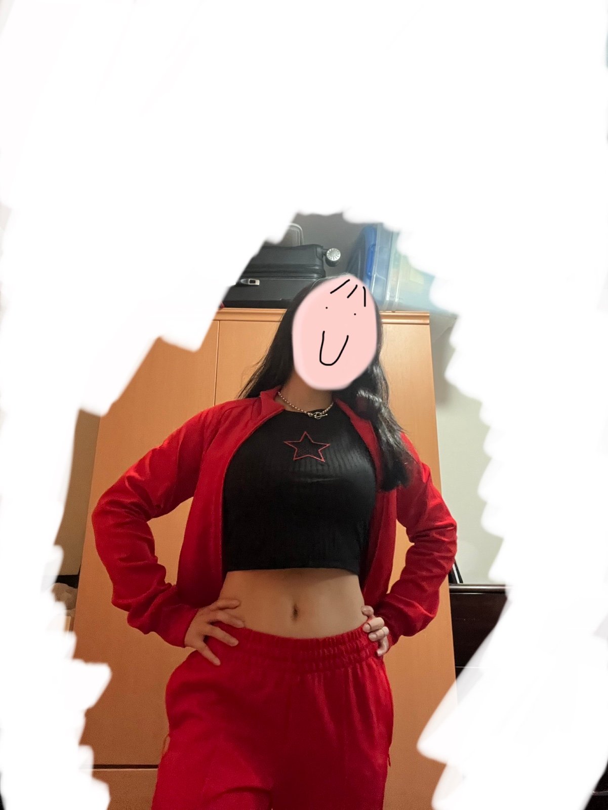 Y-3 Women’s Red Tracksuit