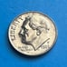 Roosevelt Dime 1989 P Die Chip Error