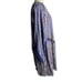 BCBG Bardot Printed Long Sleeve Dress S Blue Floral Lined Keyhole Pullover