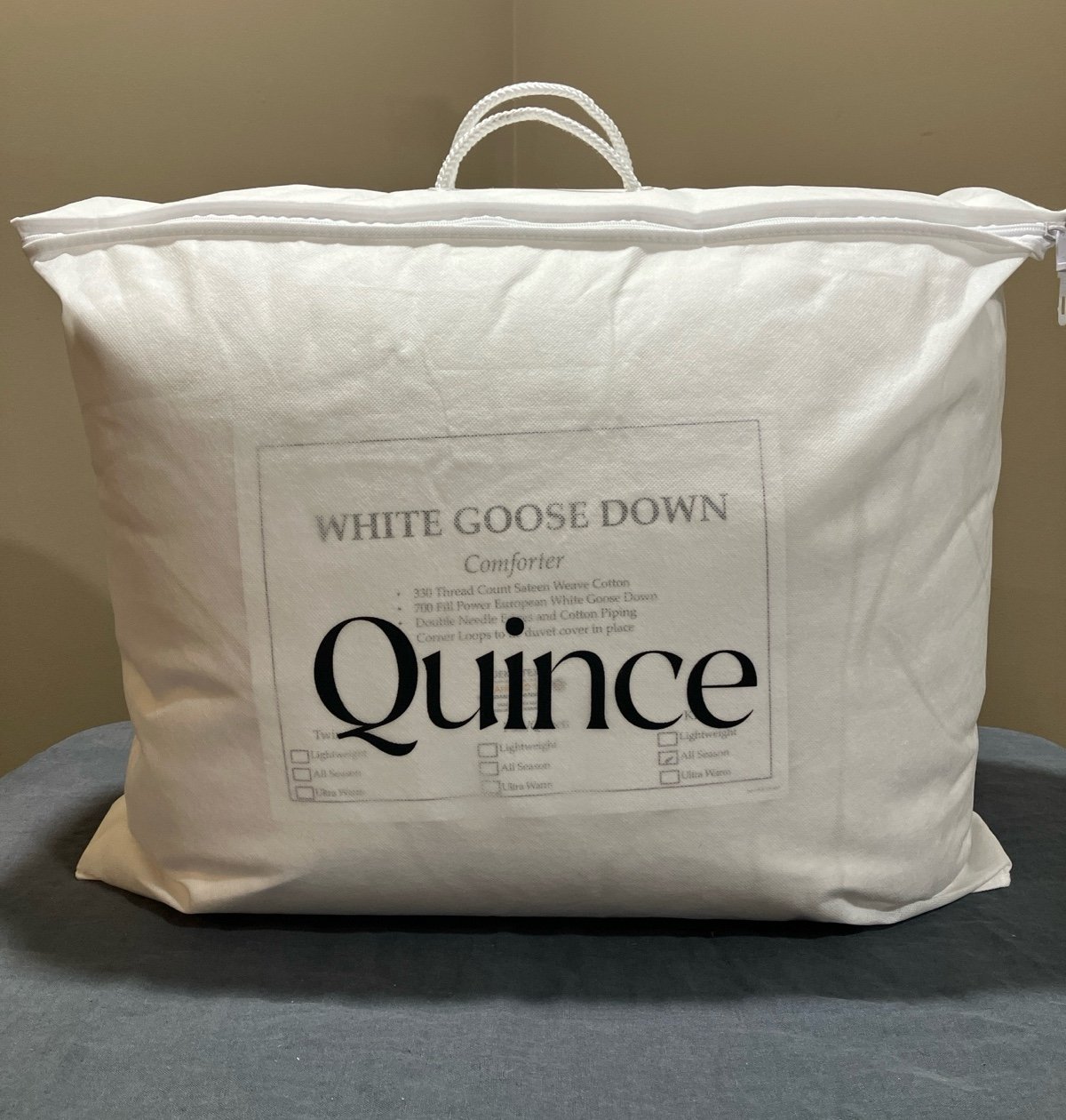New Quince Goose Down King Comforter F18