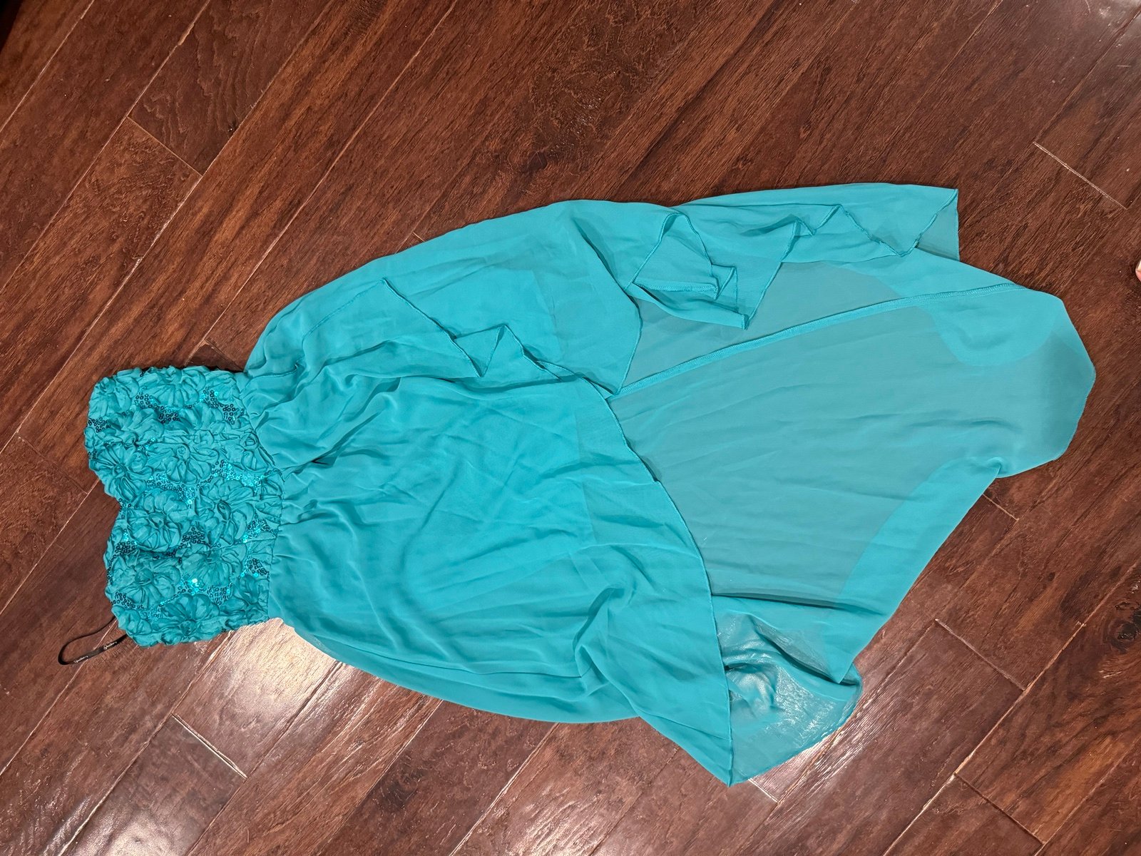 Speechless Teal High Low prom dress size 5 nwt
