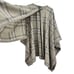 Grey Plaid Suede Trim Wool Blend Poncho Lauren Ralph Lauren S/M