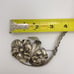 Large Vintage Sterling Silver Pansy Brooch