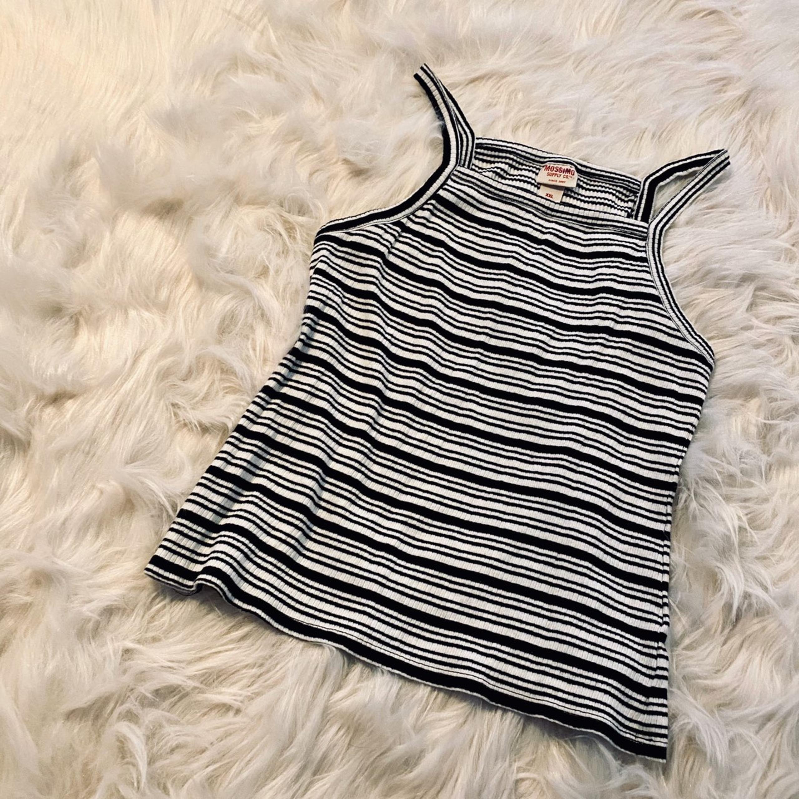 striped halter tank top