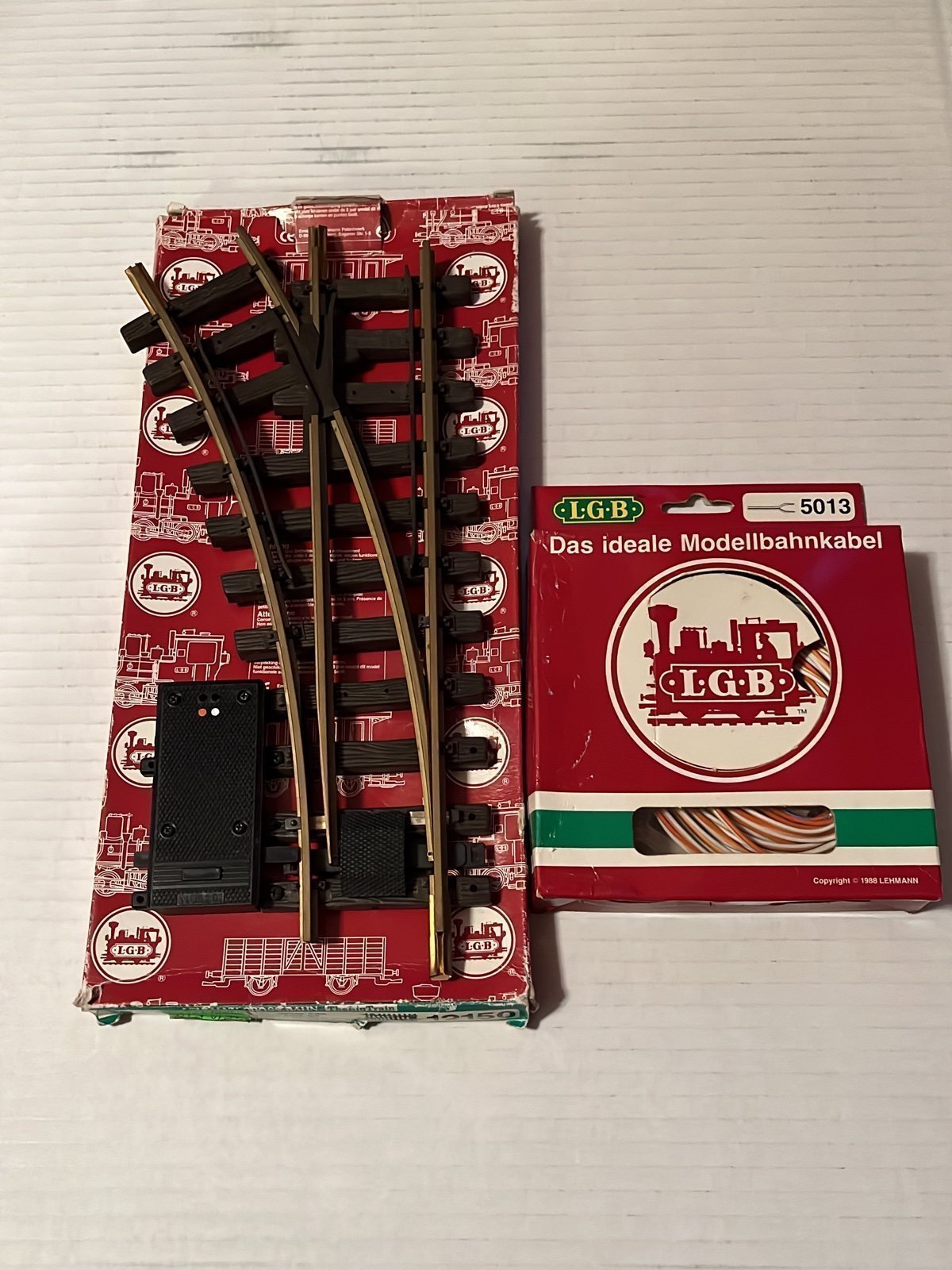 LGB 12150 Left Hand G Scale Remote Switch Train Track