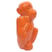 Monkey Coin Bank Neon Orange Metal 9 Piggy Savings Enameled Kids Jungle Theme