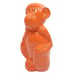 Monkey Coin Bank Neon Orange Metal 9 Piggy Savings Enameled Kids Jungle Theme