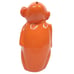 Monkey Coin Bank Neon Orange Metal 9 Piggy Savings Enameled Kids Jungle Theme