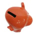 Monkey Coin Bank Neon Orange Metal 9 Piggy Savings Enameled Kids Jungle Theme