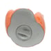 Monkey Coin Bank Neon Orange Metal 9 Piggy Savings Enameled Kids Jungle Theme