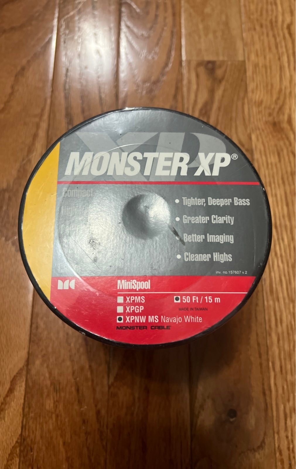 Monster XP 50ft Speaker Wire NEW XPNW MS Navajo white