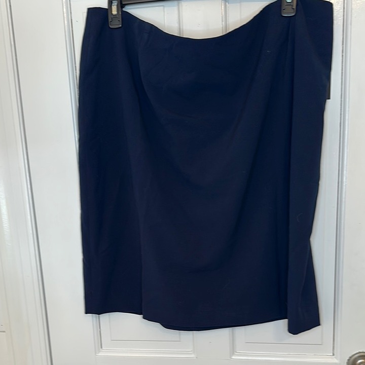 Tahari ASL Navy Pencil Skirt size 20W NWT