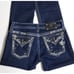 Miss Me Jeans 28x29 Rhinestone Rivet Flap Bling Fleur de Lis Pocket Slim