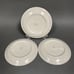 Thomson Pottery Dinner Plates Snowman Blue White 10 Snow Lot of 3