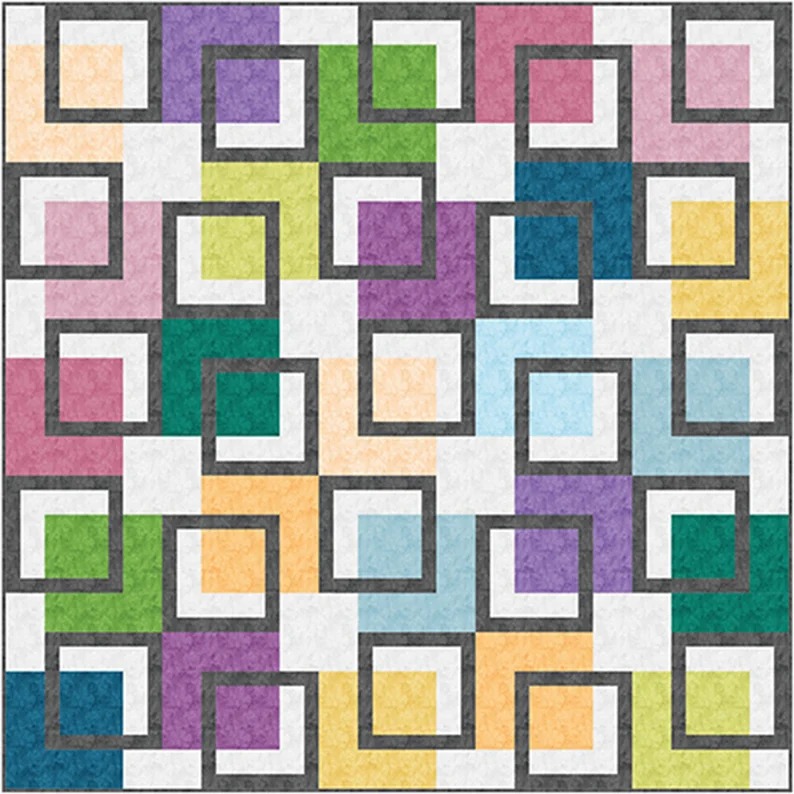 Chalk Texture Quilt Kit CTX2MKT fabrics by Benartex 80 x 80 or 88 x 88 with
