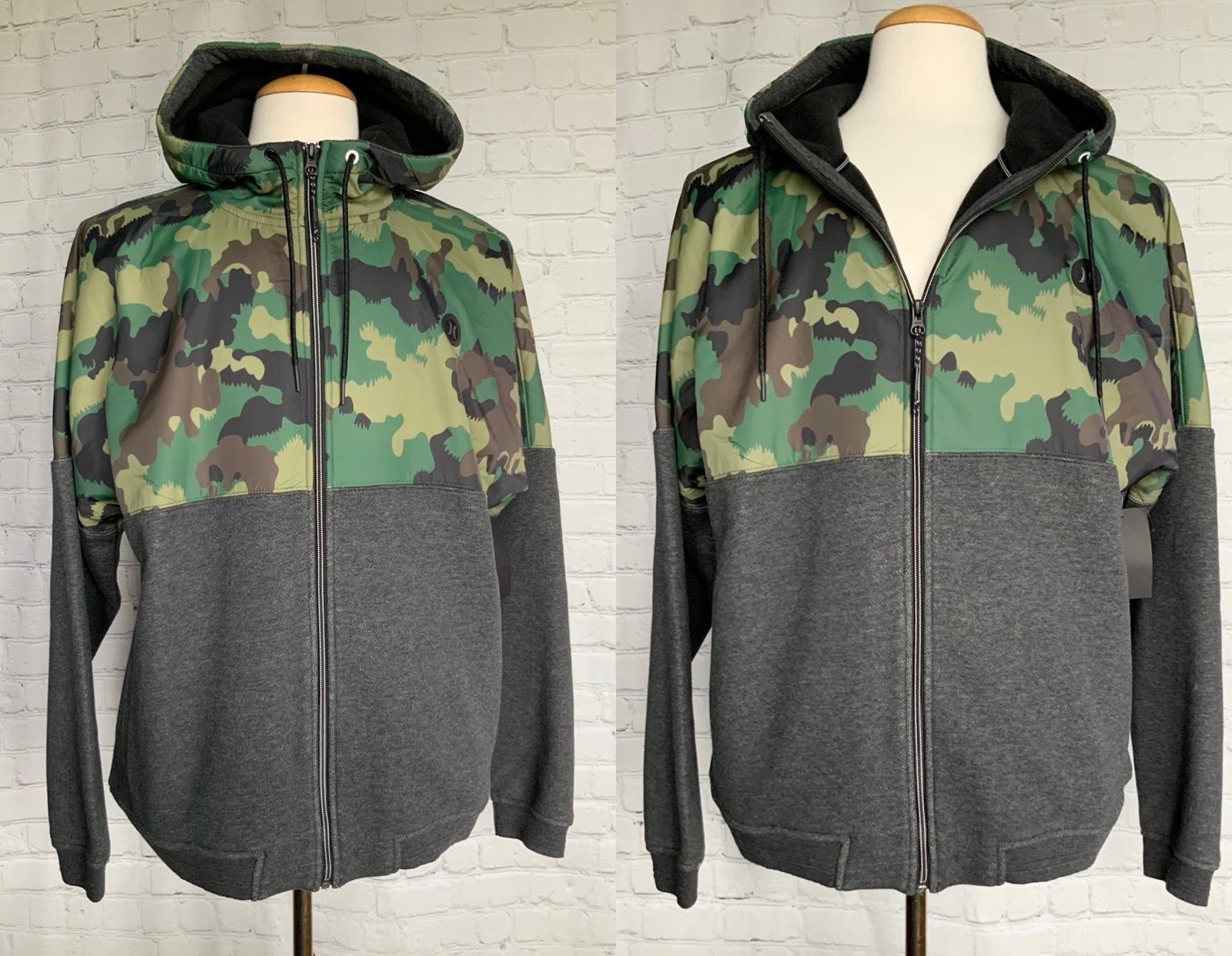 Hurley Nike Therma Endure Fleece Jacket - Camouflage ~New~ $92 Off