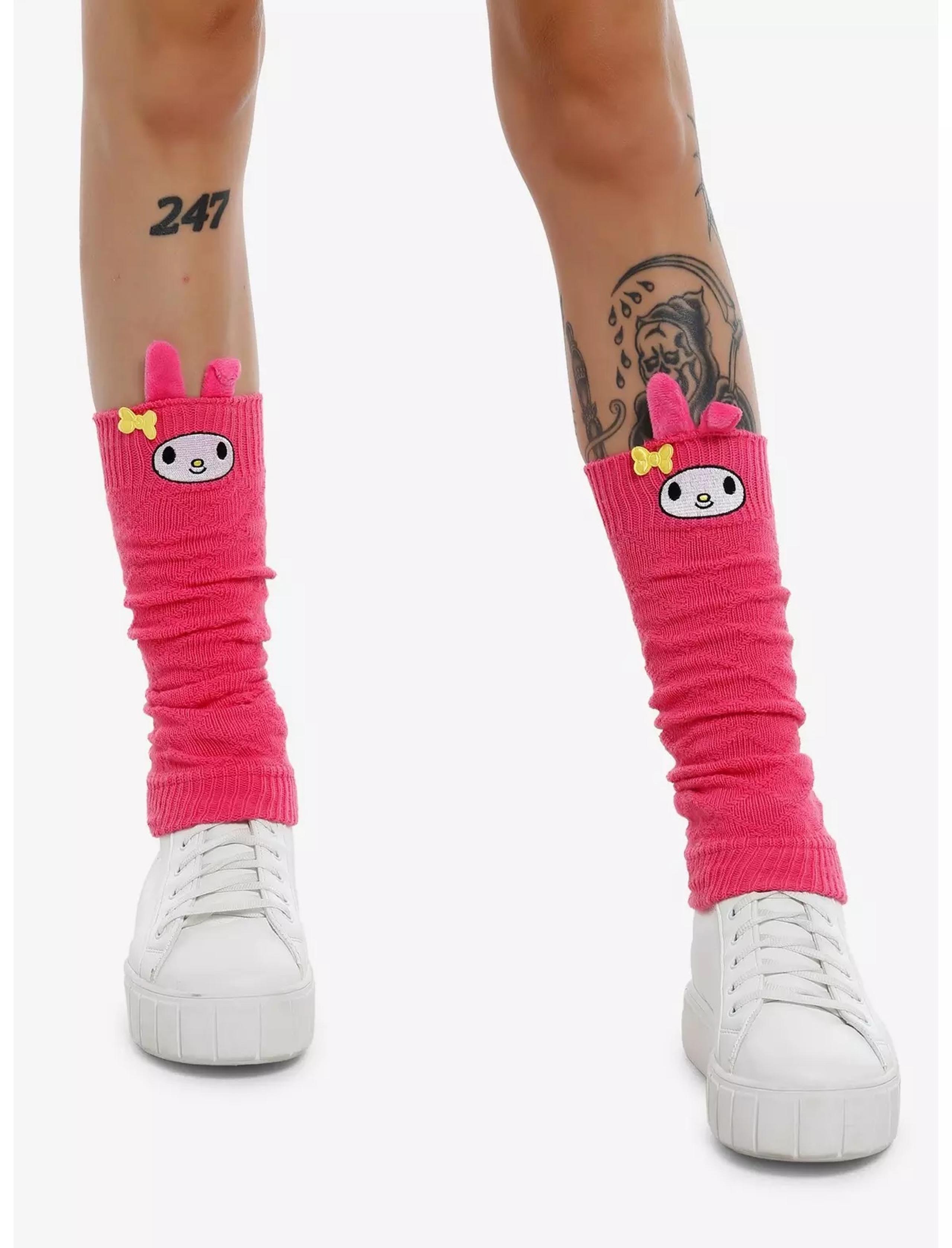 My Melody Figural Ears Leg Warmers NEW