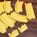 Vintage 1984 Little Tikes Creative Roadway Railway People, Track Service Station