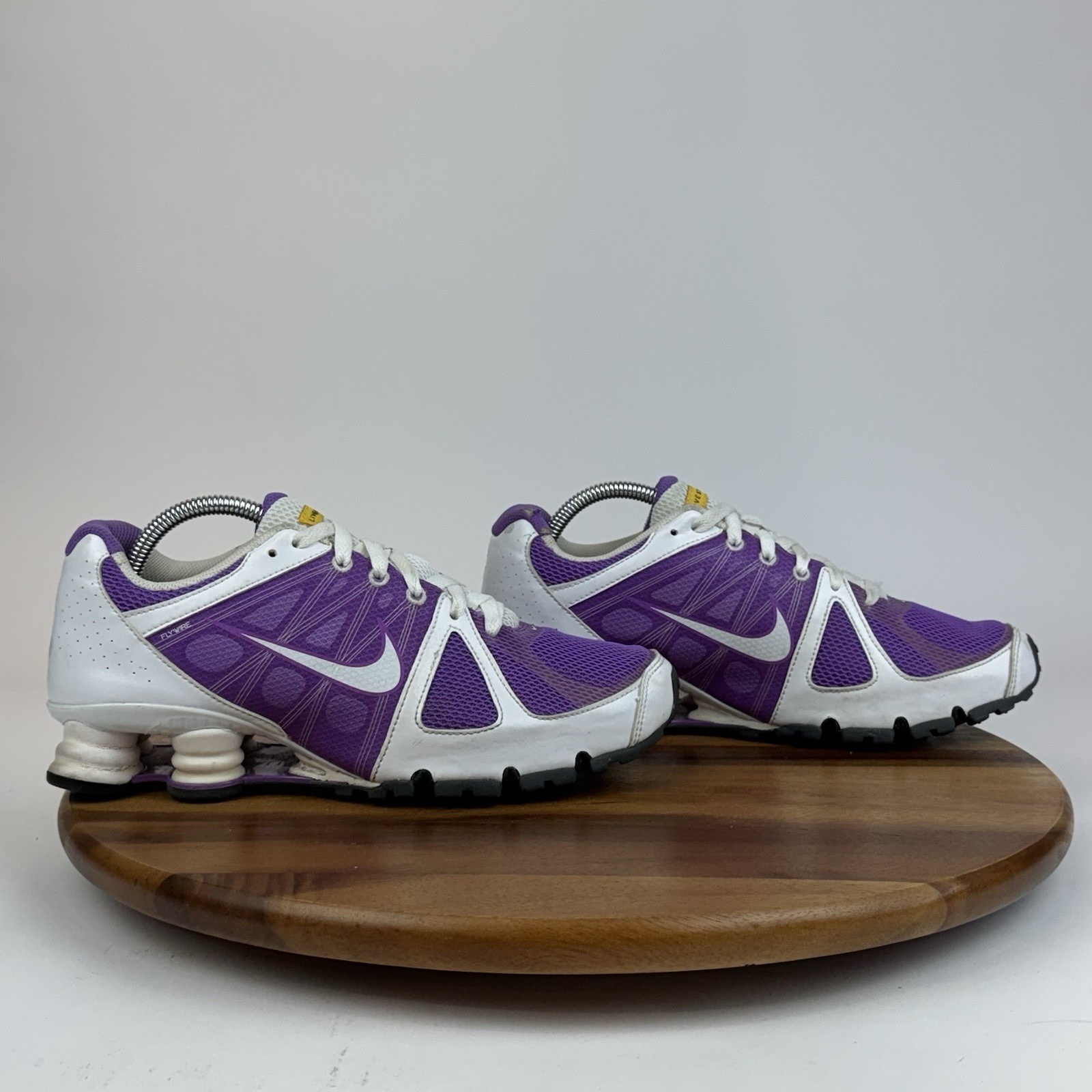 Womens Nike Shox Flyknit Agent Livestrong Limited Edition Running Shoes Size 9.5