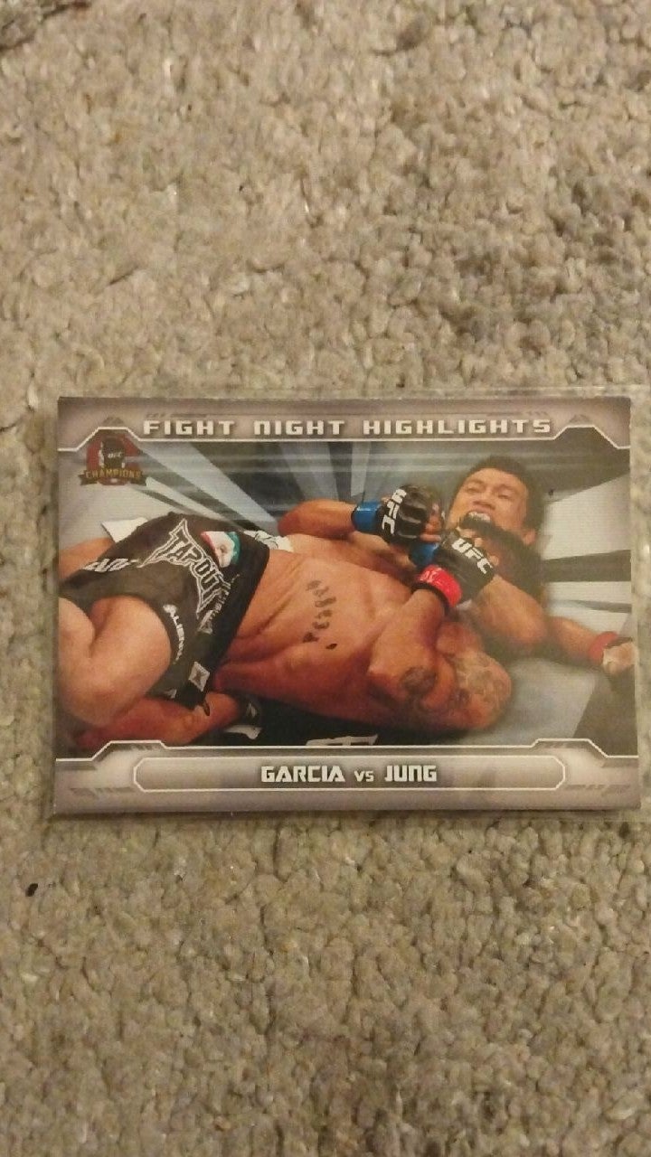 UFC Topps Chan Sung Jung FIGHT NIGHT HIGHLIGHTS OUT OF PRINT SSP