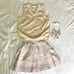 Soft Knit School Girl Style Vest