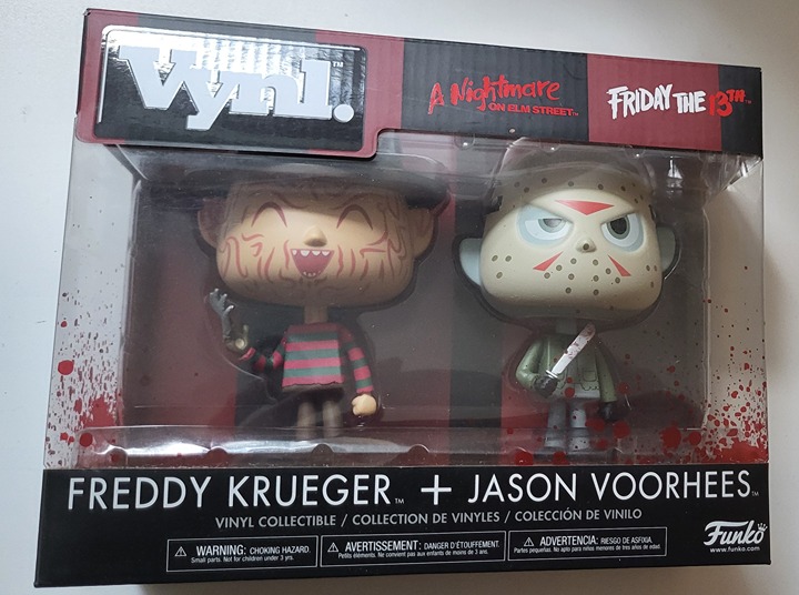 Funko Vynl Freddy Krueger + Jason Voorhees 2 Pack w/ Box DRM170803