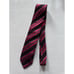 Versace Men's One Size Navy Blue Red Striped Silk Tie