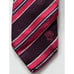 Versace Men's One Size Navy Blue Red Striped Silk Tie