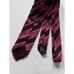 Versace Men's One Size Navy Blue Red Striped Silk Tie