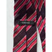 Versace Men's One Size Navy Blue Red Striped Silk Tie