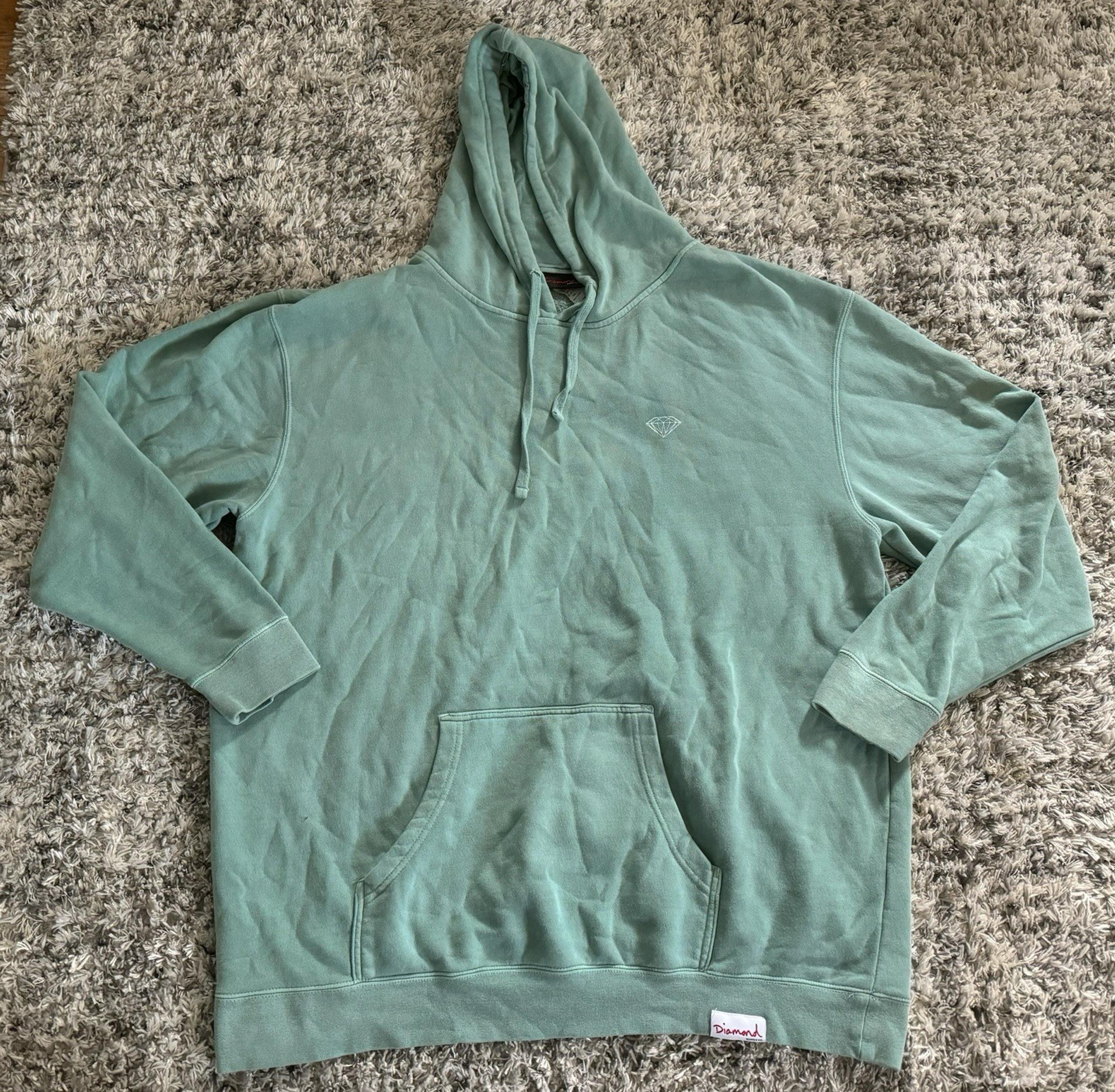 Teal Diamond Supply Co. Skate Hoodie Sweatshirt Size 3XL. No Holes / No Rips!