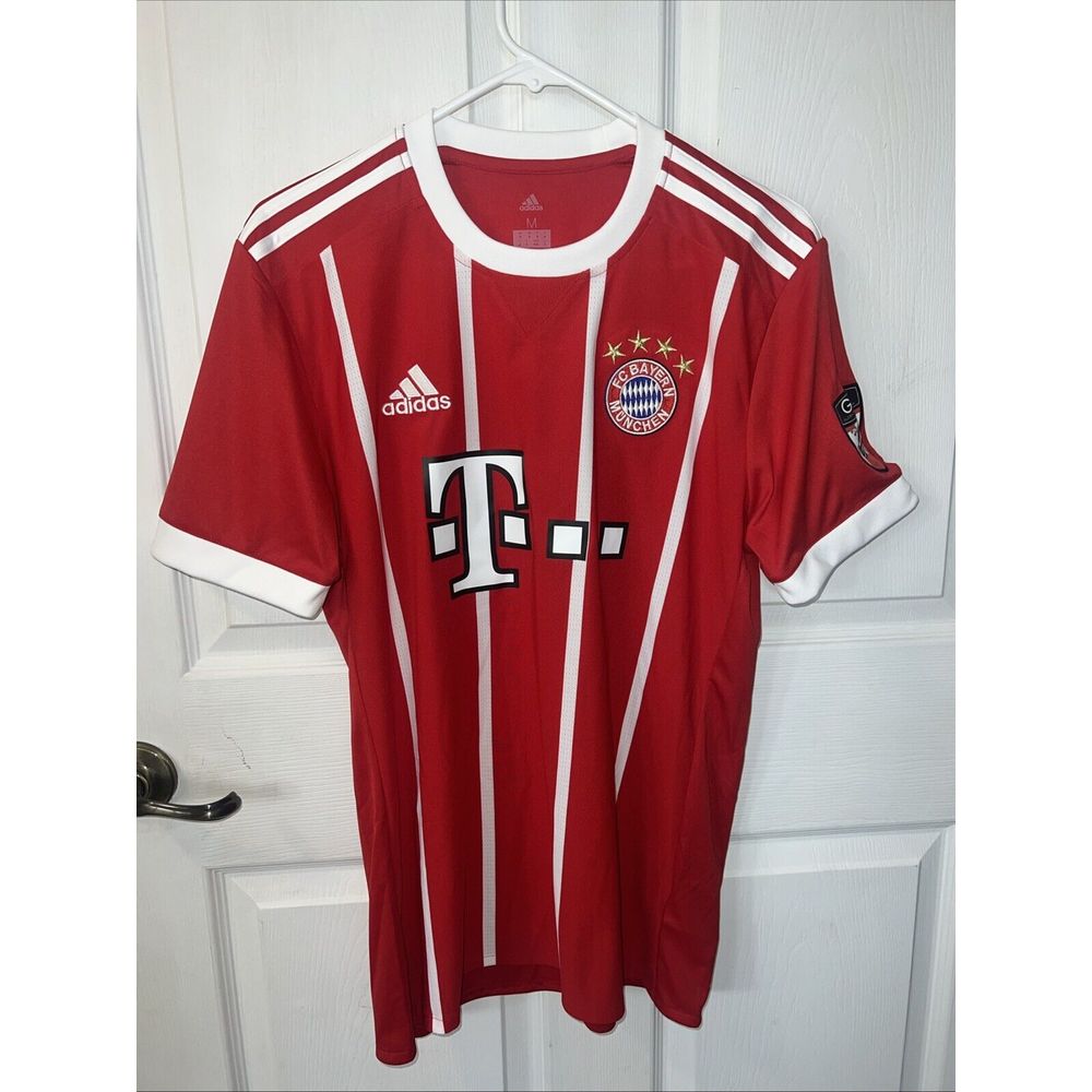 FC Bayern Munich Munchen Home 2017-18 Football Shirt Soccer Jersey 14 Size Med