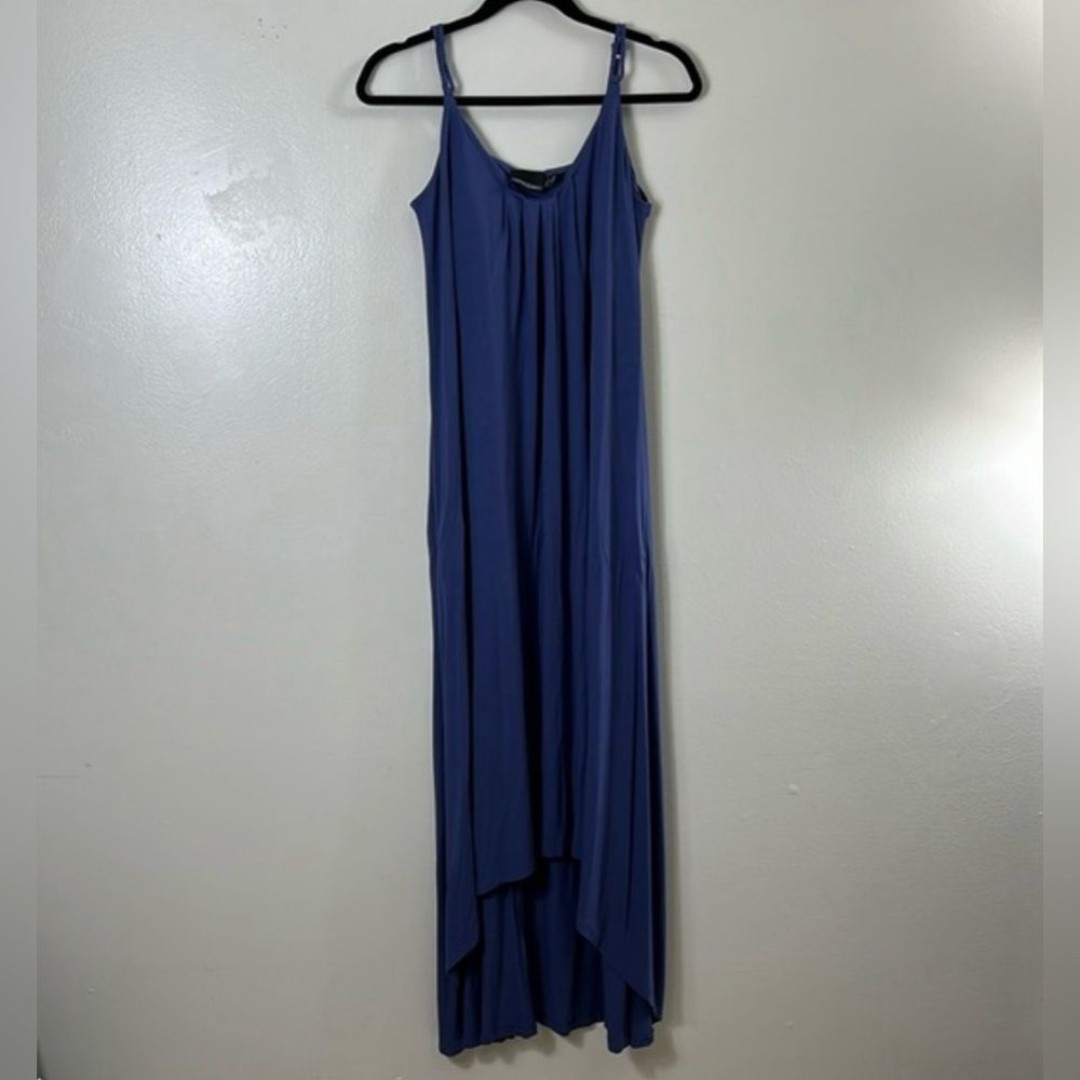 Cynthia Rowley Maxi Dress Purple Spaghetti Strap Ruched Women’s XL
