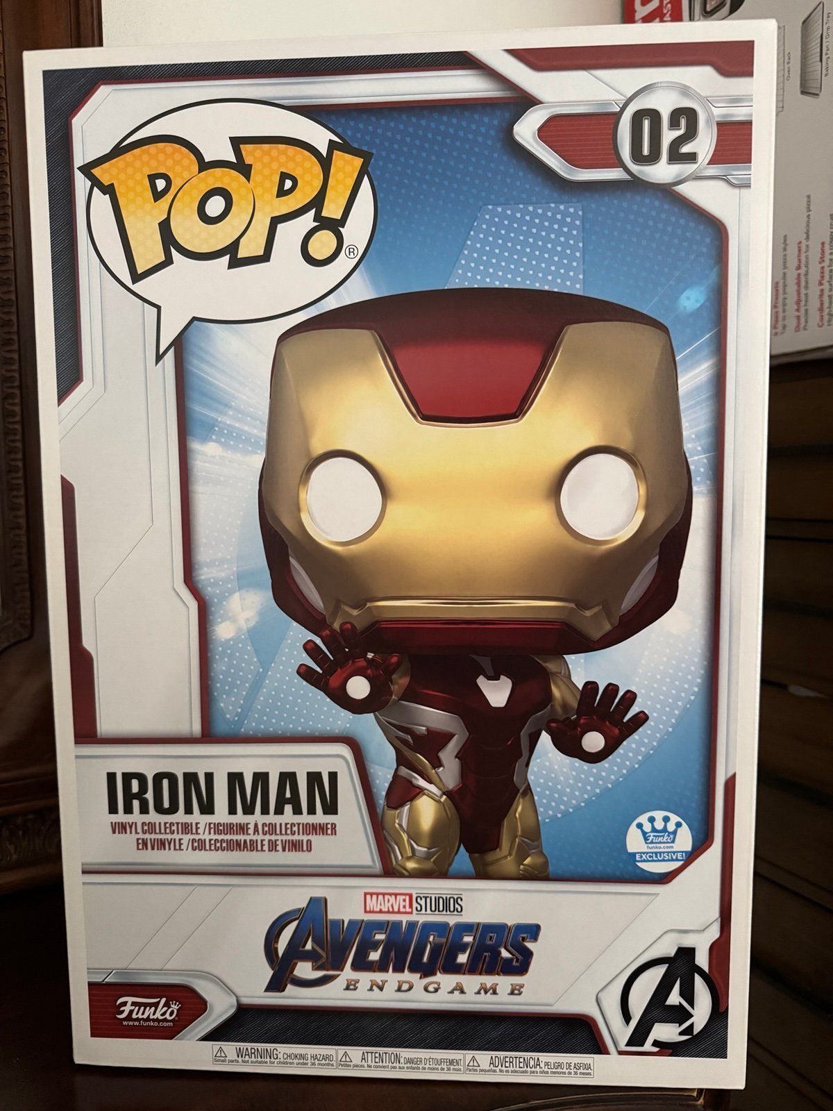 Funko Pop! Vinyl Mega 18 : Marvel - Iron Man - Funko Web (Exclusive)